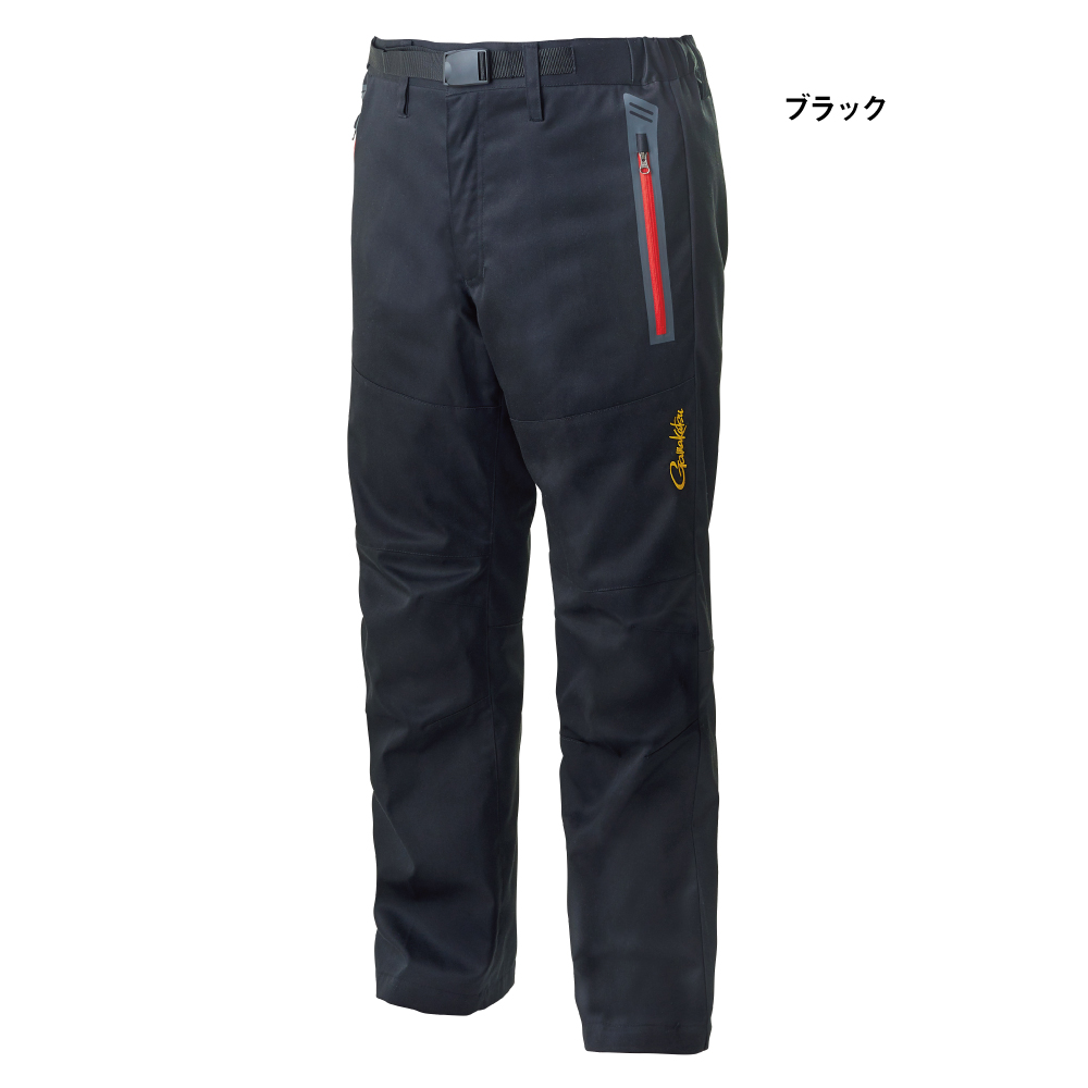 完売品　Gamakatsu　撥水　フィッシング　磯パンツ　GM-3465　黒LL Gamakatsu がまかつ/Gamakatsu フィッシングパンツ(カーゴタイプ