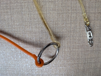 カモシ釣り用　クッショウンゴム3ｍｍ、3，5ｍｍ