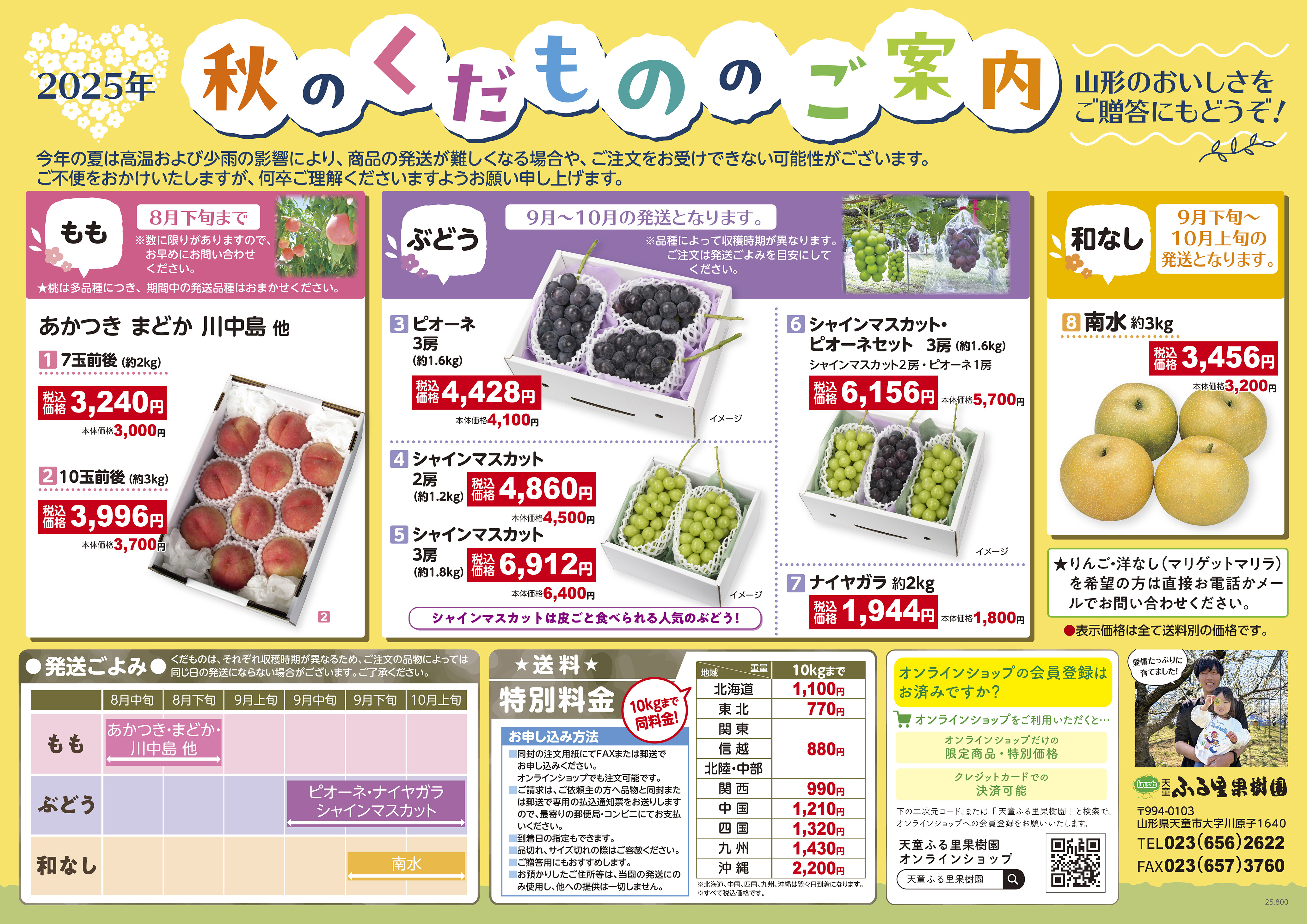 2025　ももぶどうなし