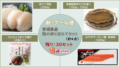 新・クール便　宮城県産 海の幸と ほたてセット／箱