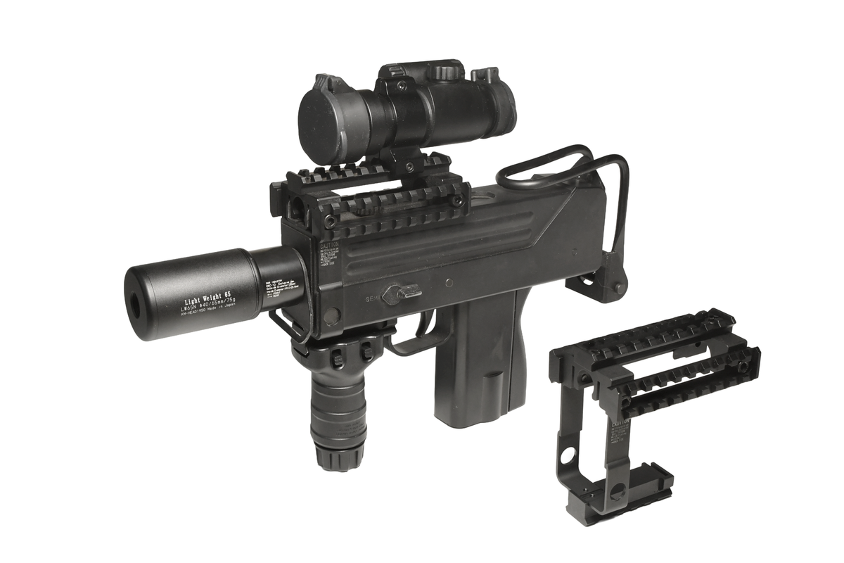 H*A様 電動コンパクトガン　MAC10用　KM企画製レイルシステム 東京マルイ 電動コンパクトマシンガン Mac10【エアガン