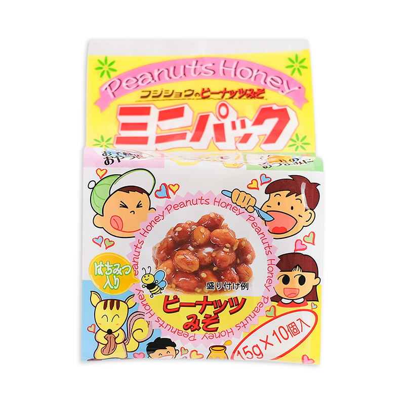 ピーナッツみそ ミニパック（15g × 10個） | 落花生の大和田