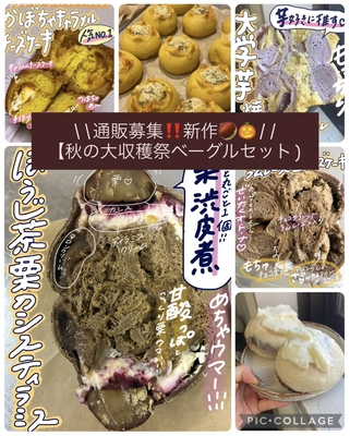 Sセット★10/25までに発送【南瓜多め‼️新作入り‼️🎃秋の第収穫祭ベーグルセット🍠🥯】(＋クール送料) 