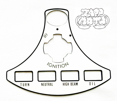 Z1 Z2 後期インジケーターパネル白