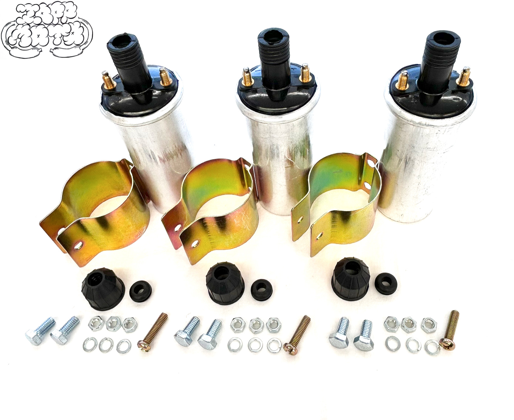 IGコイル　バッテリー点火12V　ＨＴコード2本型ｘ1個