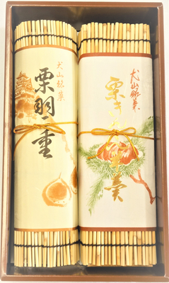 栗羽二重1本+栗きんとん羊羹1本
