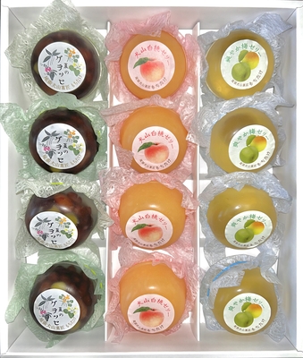 ぜいたくゼリー詰合せ12個入り