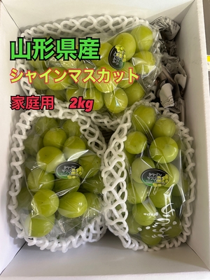 【ｸｰﾙ】ぶどう　【E】訳アリ2kg（シャイン）