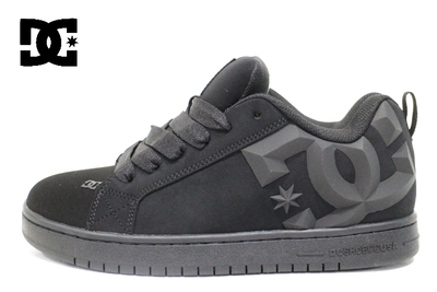  DC SHOES COURT GRAFFIK BEVELED BK/BK/GY