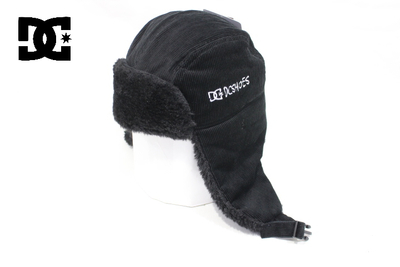 DC WR PILOT CAP BLACK CORDUROY