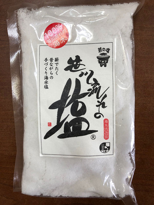 塩 新潟の塩 天然海水塩 笹川流れの塩 350ｇ