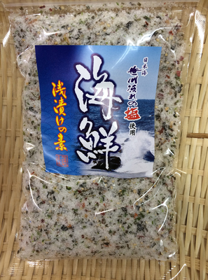 塩 日本海の塩  海鮮 浅漬の素 新潟県観光物産 220ｇ