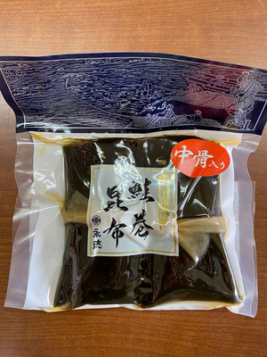 永徳 鮭巻昆布 2本 鮭 シャケ 村上 地元新潟の名産