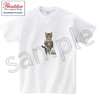 イラストTシャツ（ノアの買い物）S～XL コットン
