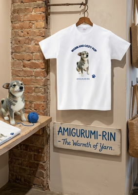 あみぐるみ ほんわかリンちゃんプリントTシャツ