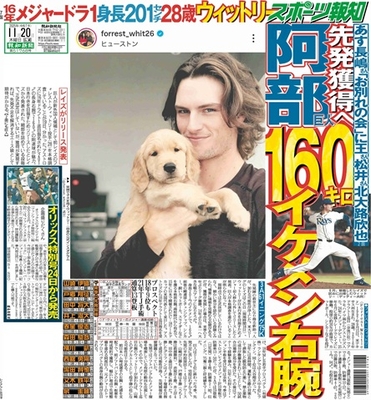 11月20日付スポーツ報知大阪本社版（20ページ)