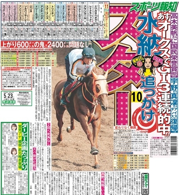 5月23日付スポーツ報知大阪本社版(28ページ)