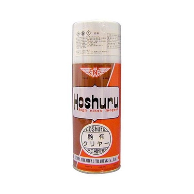ホシュールスプレーフラット艶有300ml×1箱（12本入り）業務用　木部補修用スプレー　補修用高級スプレー　内装木製品 　建築内装木製品の修理　塗装面の仕上がりがキレイ　