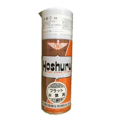 ホシュールスプレーフラット5分艶消し300ml×1箱（12本入り）業務用　木部補修用スプレー　補修用高級スプレー　内装木製品 　建築内装木製品の修理　塗装面の仕上がりがキレイ　