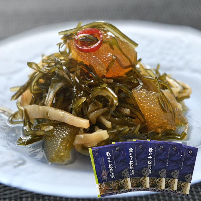 【まとめ割】中水の元祖松前漬 80g×5P（400g）［着色料、保存料不使用］冷凍【送料込み】