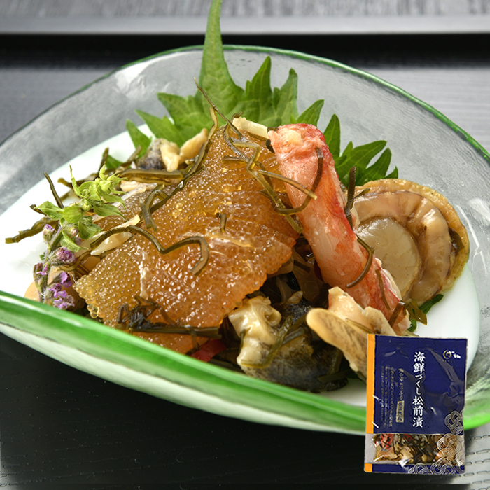 海鮮づくし松前漬（180g）［着色料、保存料不使用］冷凍【送料込み】