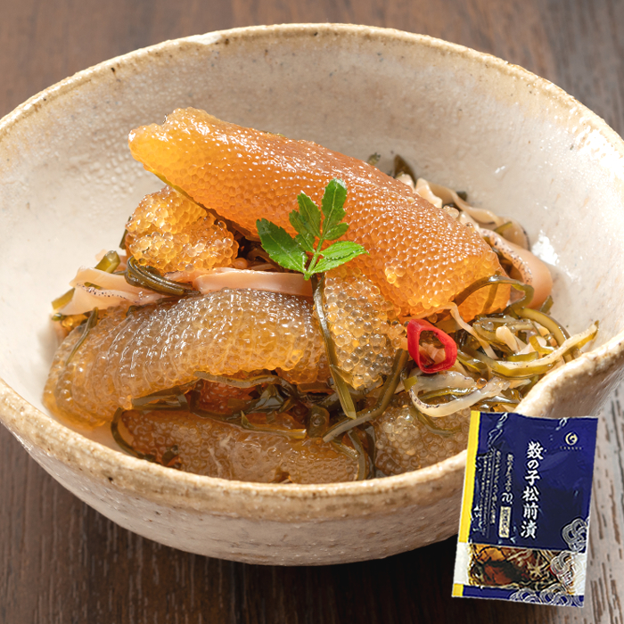 数の子70％松前漬（180g）［着色料、保存料不使用］冷凍【送料込み】