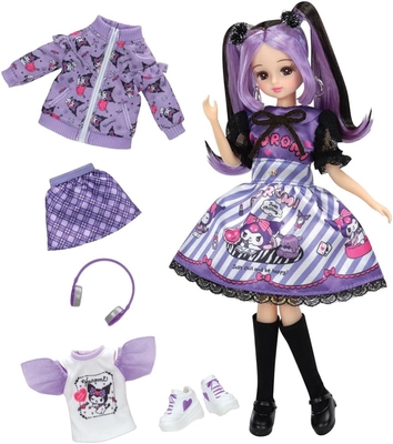 クールなクロミ リカちゃん DX カジュアル＆パープルワンピセット
