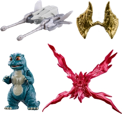 ゴジバースト リトルゴジラ＆ガルーダ＆キングデストロイアパーツ