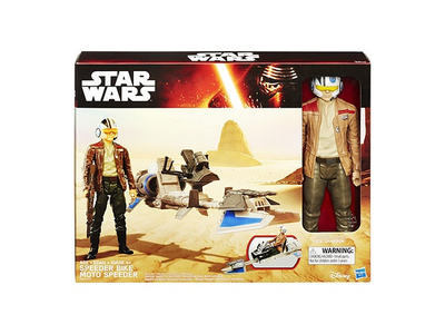 スター・ウォーズ 12インチフィギュア&ビークル ポーダメロン&スピーダー・バイク