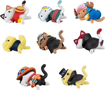 MEGA CAT PROJECT  ワンピース ニャンピースニャーン!ペタリ!(1BOX 8個入)