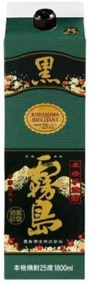 黒霧島　２５度パック　1800ℓ