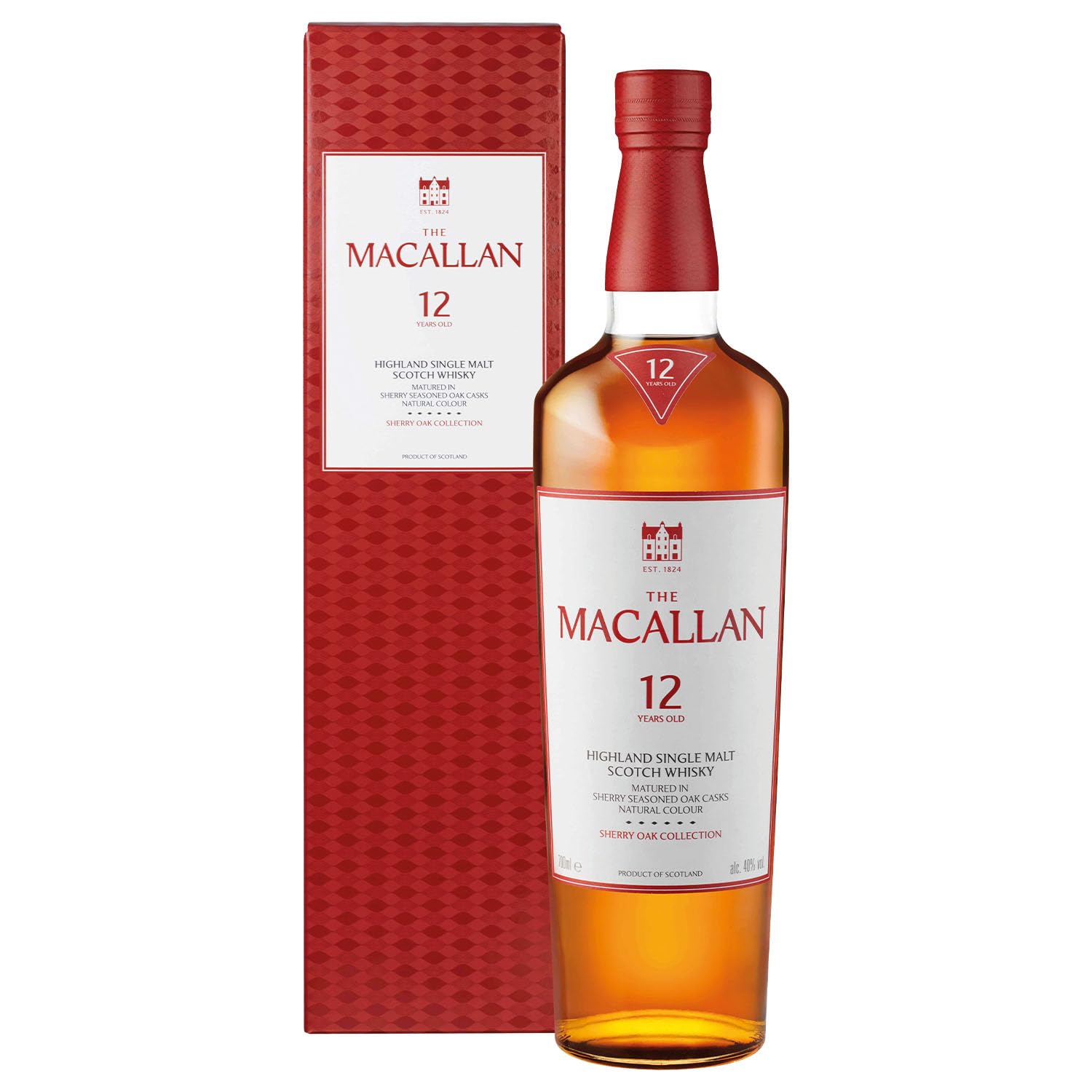 【値下げ】マッカラン シェリーオークカスク12年 旧ハーフボトル(350ml) 初回＆複数 振込限定 ザ・マッカラン12年シェリーオーク 正規 | 世界