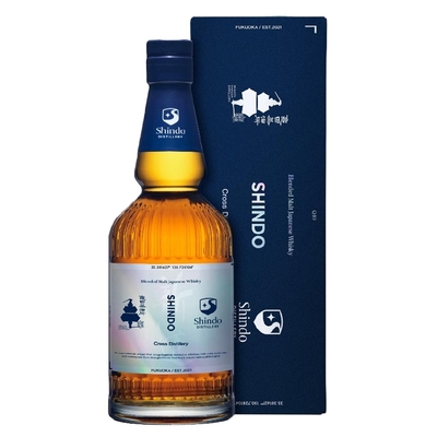 新道蒸溜所&times;新潟亀田蒸溜所　 SHINDO Cross Distillery　01　700ml　50%