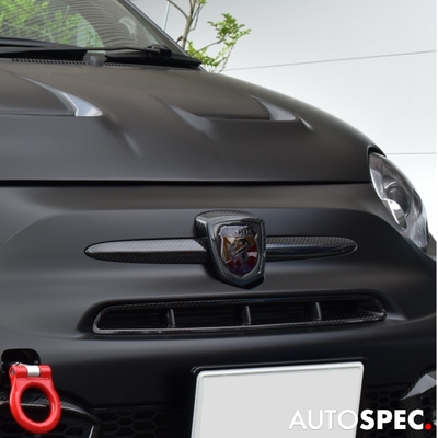 THREEHUNDRED カーボン フロントエンブレムカバー