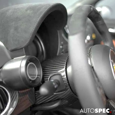 KOSHI カーボン ステアリングコラムカバー