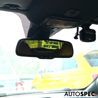 AutoStyle+　ワイドビュー ルームミラーレンズ　イエロー