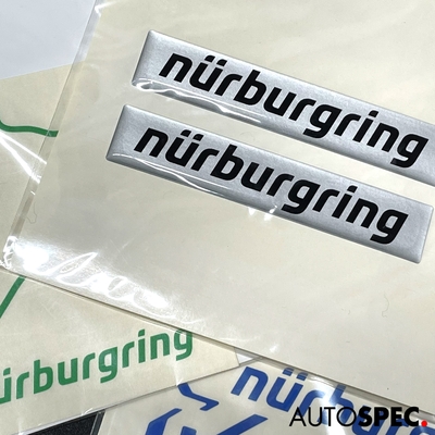 Nurburgring オフィシャル 3D プレートステッカー
