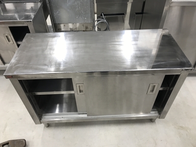 【used品】maruzen ステンレス調理台 棚付き 1200×500×800