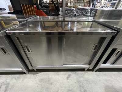 【used品】maruzen ステンレス調理台 棚付き 1100×450×800