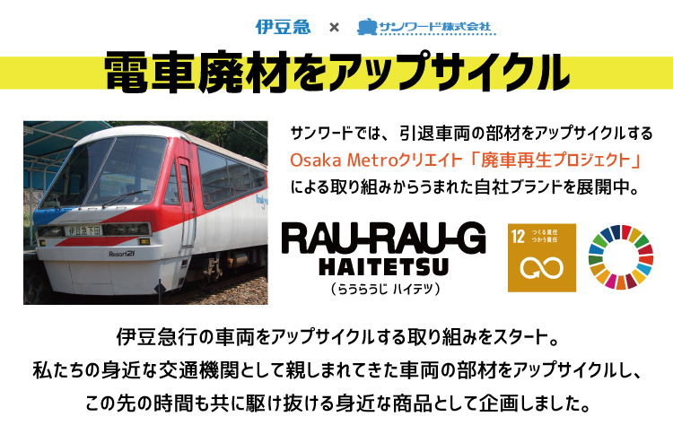 伊豆急行 モケット座椅子 RAU-RAU-G HAITETSU | ジョイブステーション