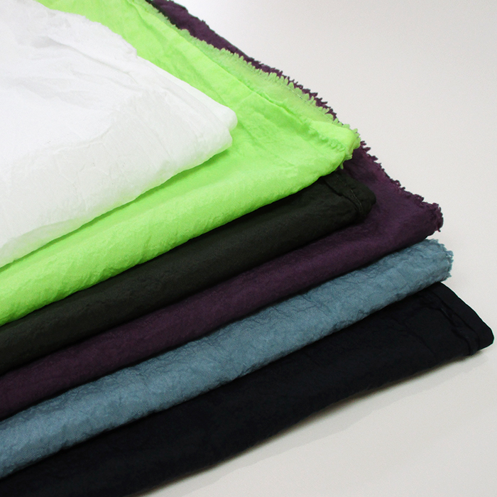 ナイロンタフタ 天日干しワッシャー 無地 122cm巾 | ひなたファブリック