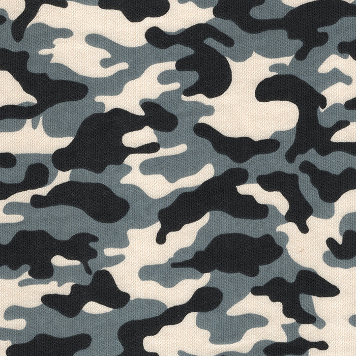 SALE】裏毛ニット camouflage -迷彩- 90cm巾 | ひなたファブリック