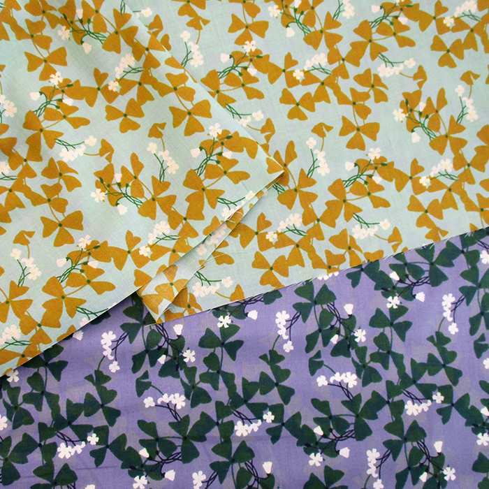 【SALE】綿ローン花柄　Lierre　108cm巾