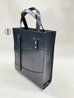 【MOTTAINAI】縦型レザートートクロ① (端材から生まれた新しい価値)