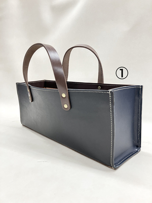 【MOTTAINAI】RE：LEATHERワイントートコンビ①(端材から生まれた新しい価値)