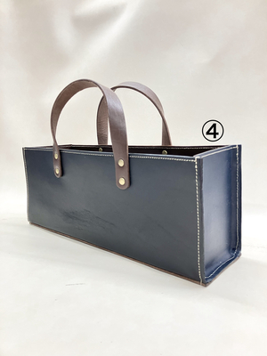 【MOTTAINAI】RE：LEATHERワイントートコンビ④(端材から生まれた新しい価値)