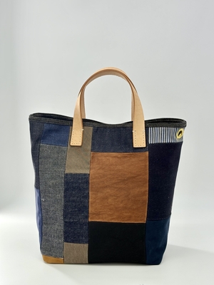 【一点もの】唯一無二パッチワークトート