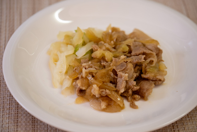 &ldquo;お子様用&rdquo;豚肉の生姜焼き