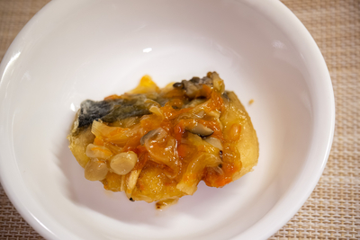 &ldquo;お子様用&rdquo;魚の野菜あんかけ