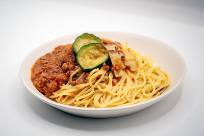 ミートソースパスタ